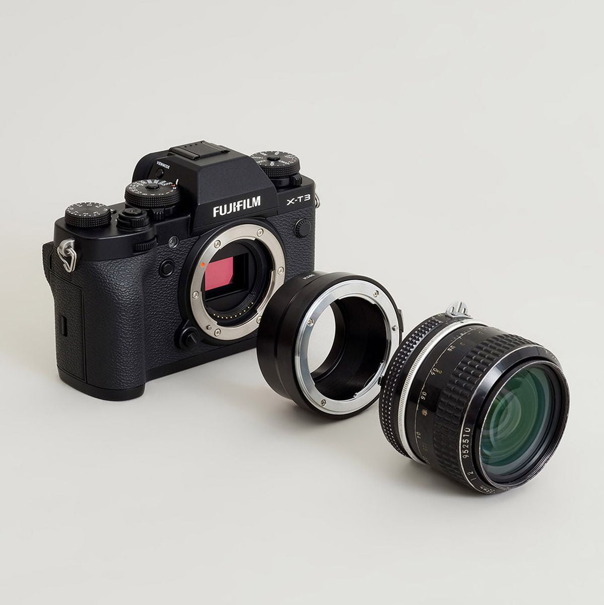 Urth Lens Mount Adapter: Compatible w/ Nikon F Lens To Fujif