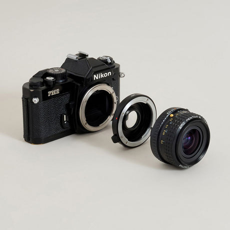 Urth Lens Mount Adapter Pentax K Lens To Nikon F Camera Body (w/ Optical Glass) - image 3 of 5
