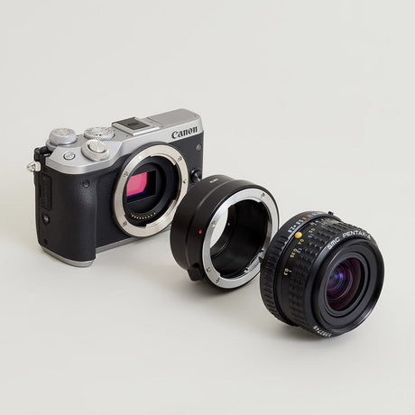 Urth Lens Mount Adapter: Compatible w/ Pentax K Lens To Canon EF-M Camera Body - image 3 of 5