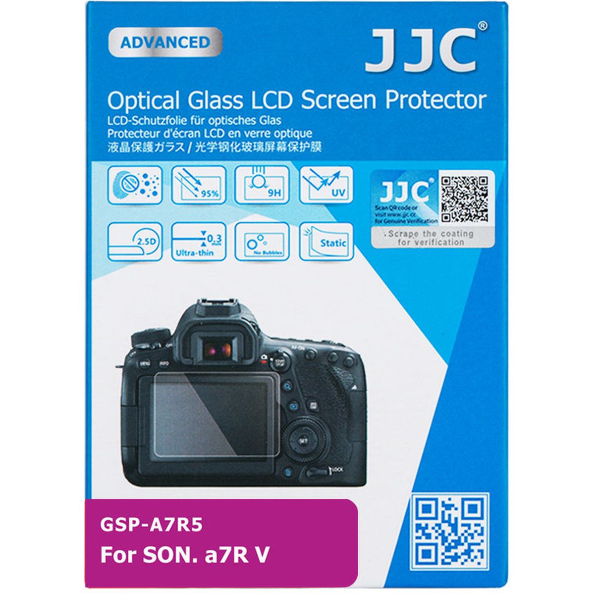 JJC GSP-A7R5 Optical Glass Protector