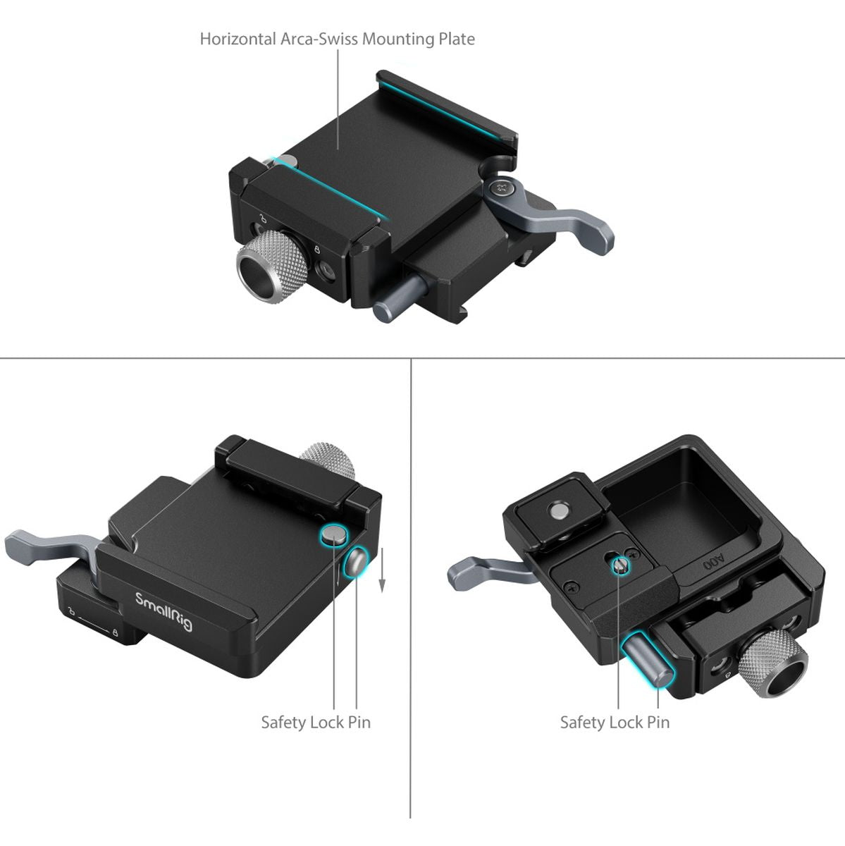 SmallRig 4195 ArcaSwiss Mount Plate For DJI RS 3 Mini