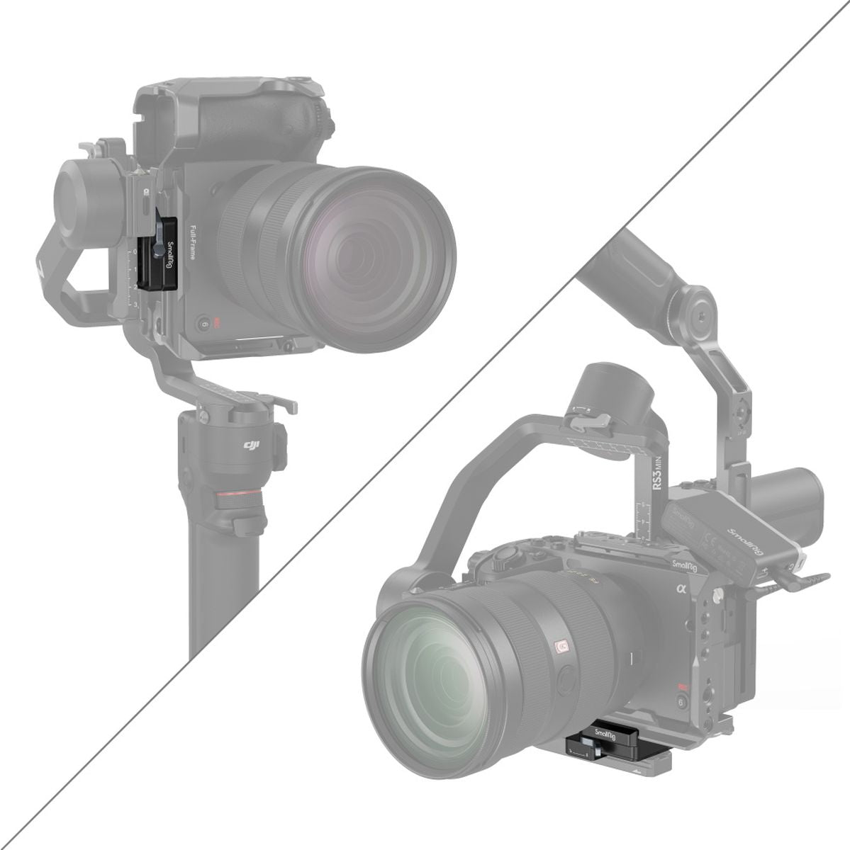 SmallRig 4195 ArcaSwiss Mount Plate For DJI RS 3 Mini