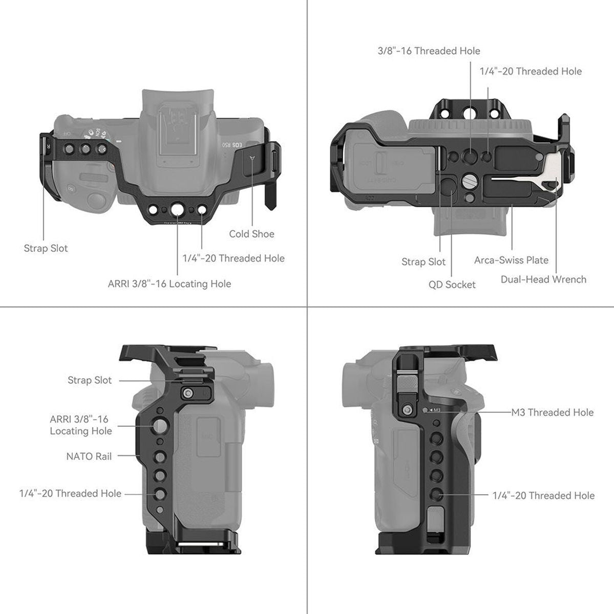 SmallRig 4214 Cage For Canon EOS R50