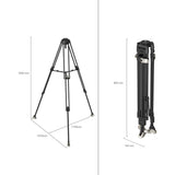 SmallRig 4167 Freeblazer Heavy-Duty Carbon Fiber Tripod