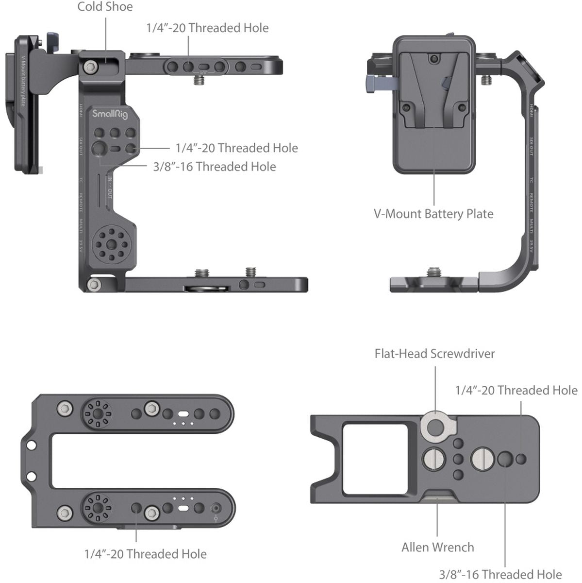 SmallRig 4124 Cage Kit For Sony FX6