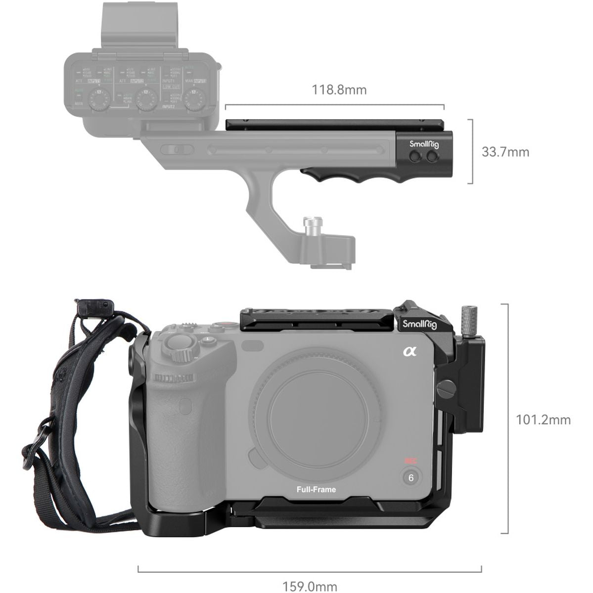 SmallRig 4184 Handheld Cage Kit For Sony FX30 / FX3 (4139 Ne