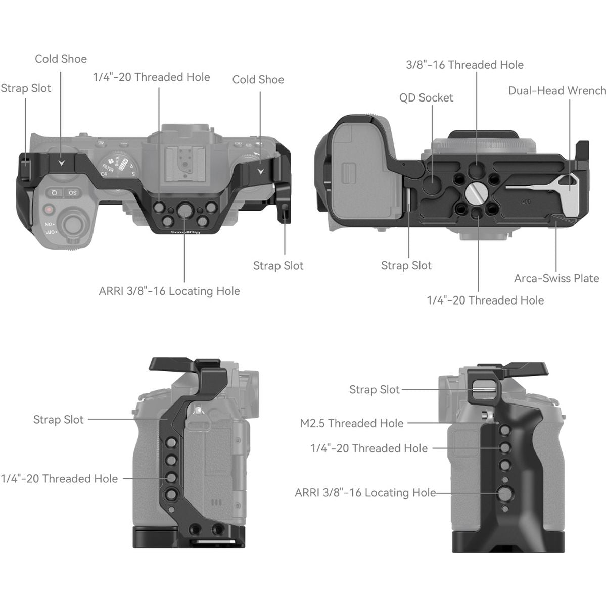 SmallRig 4230 Cage For Fujifilm X-S20 - image 3 of 5
