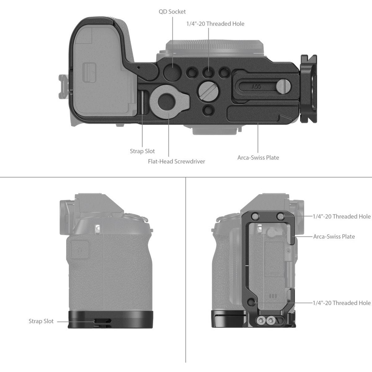 SmallRig 4231 L-Bracket For Fujifilm X-S20