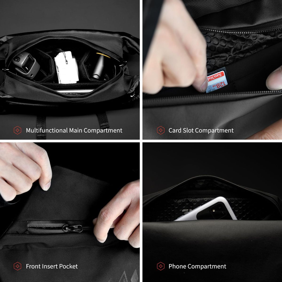 VSGO Black Snipe 4l Sling Bag - image 5 of 5