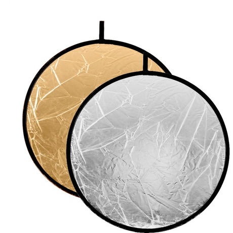 Caruba Reflection Screen 2-IN-1 Gold & Silver - 110cm
