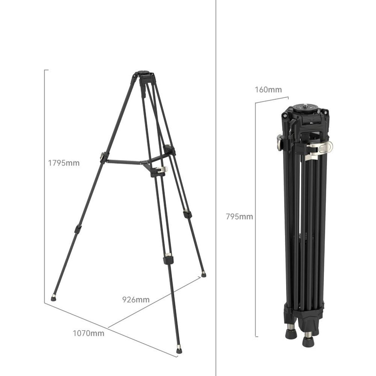 SmallRig 4164 Freeblazer Heavy-Duty Aluminum Alloy Tripod AD