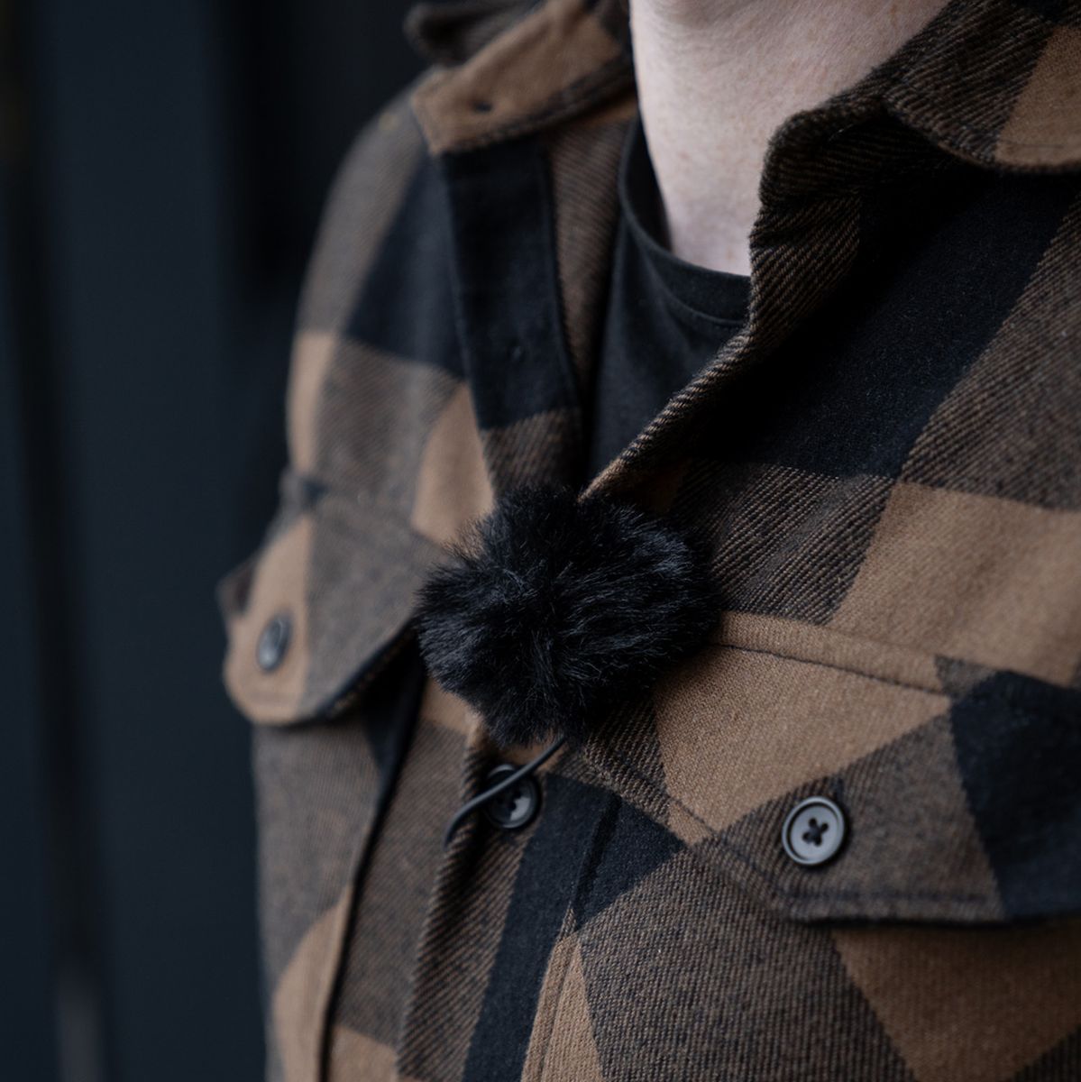 Caruba Windjammer / Deadcat For Lavalier Black