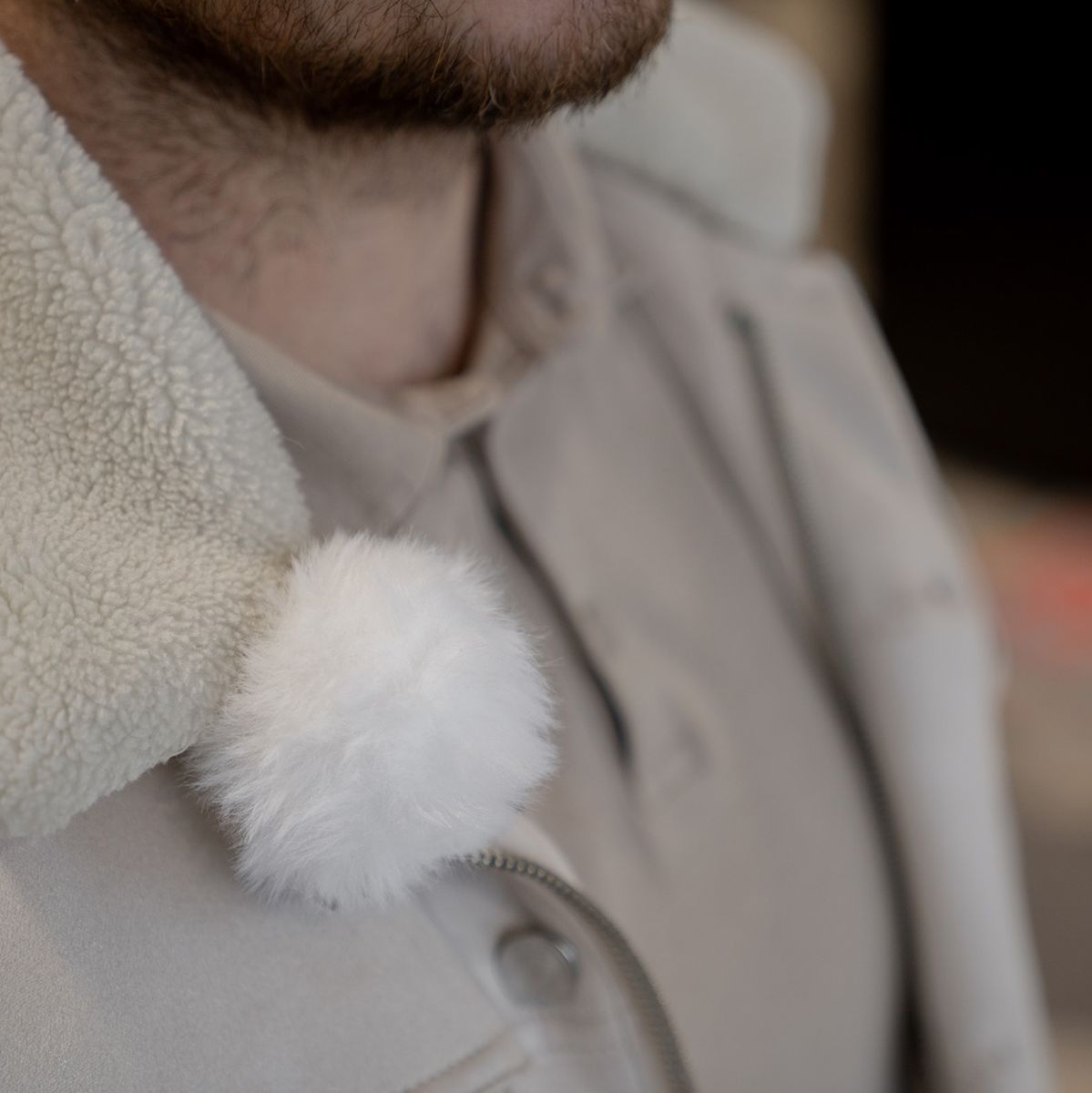 Caruba Windjammer / Deadcat For Lavalier White