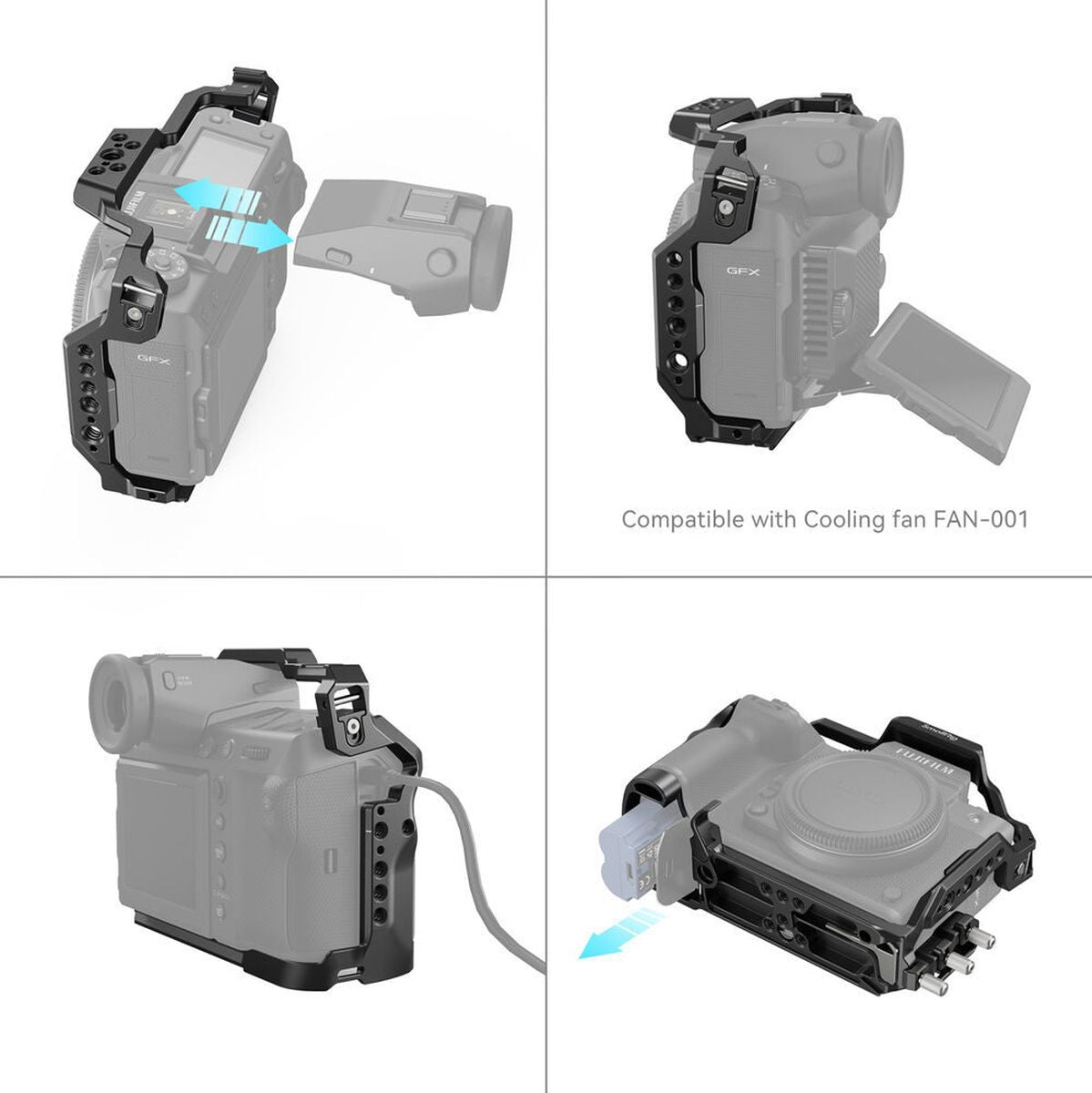 SmallRig 4201 Cage Kit For Fujifilm GFX100 II