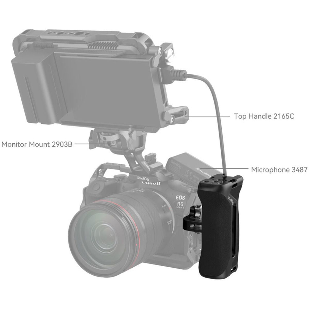 SmallRig 4015 Side Handle w/ 1/4-20 Screws