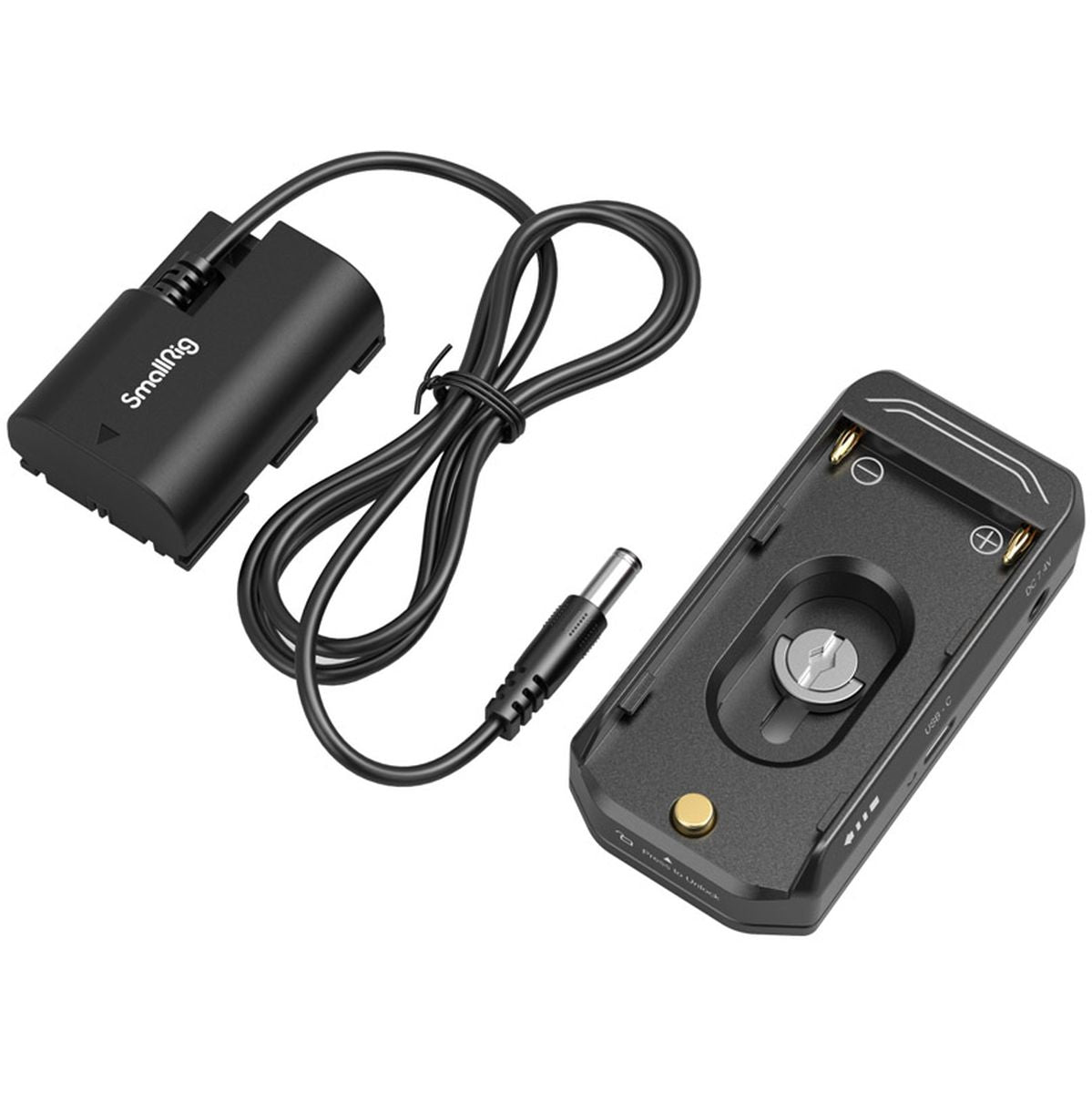 SmallRig 4340 NP F Battery Adapter Mount Plate Kit For Canon EOS R5 / R5C - image 4 of 5