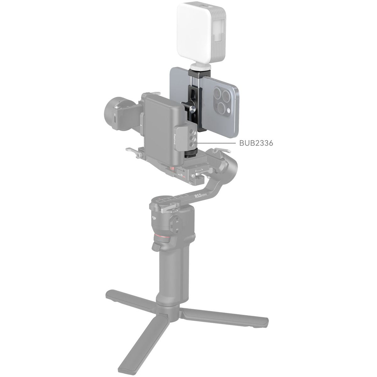 SmallRig 4382 Metal Phone Holder w/ Cold Shoe Mount