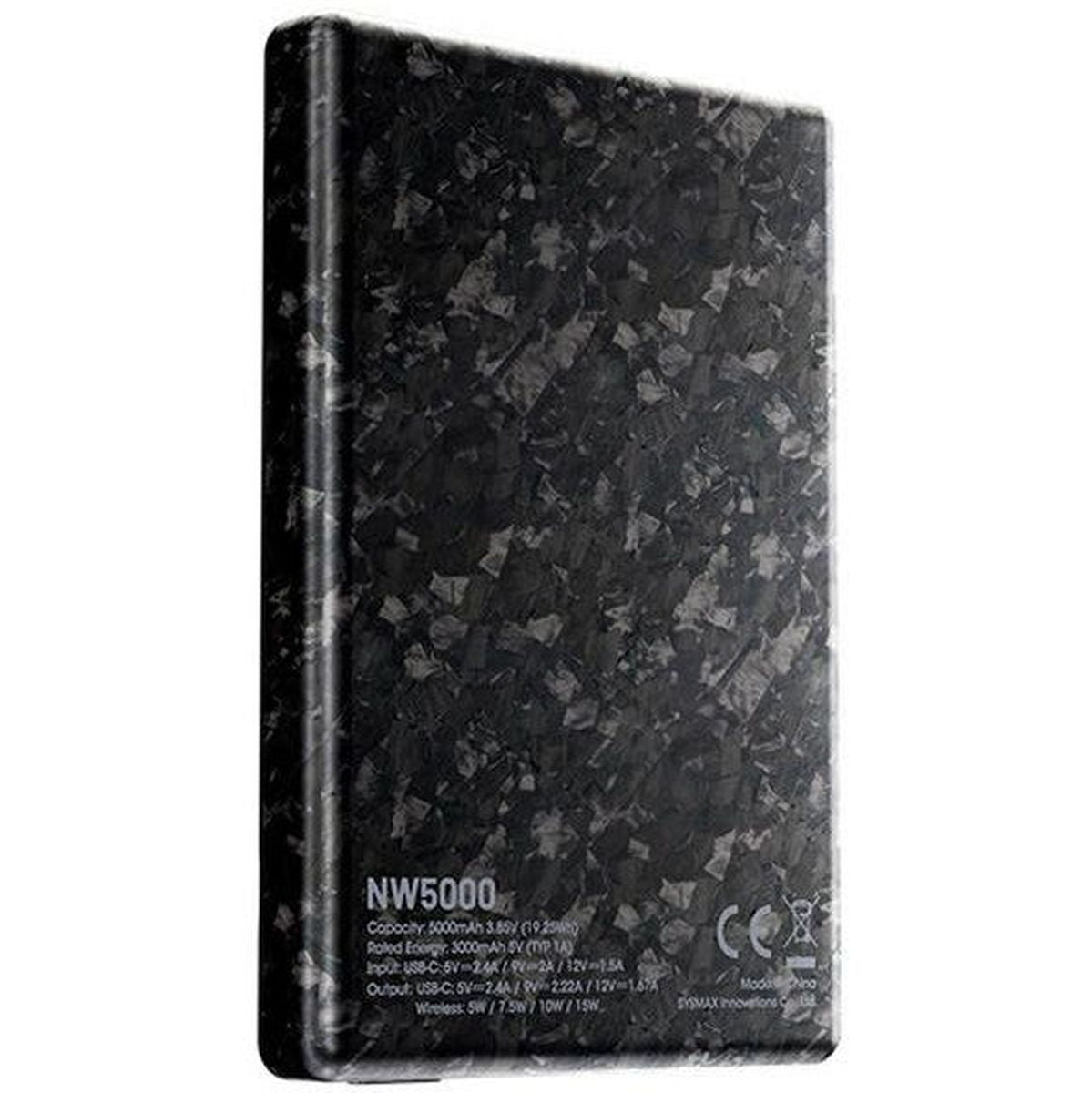 Nitecore NW5000 Carbon Fiber Magnetic Wireless PowerBank