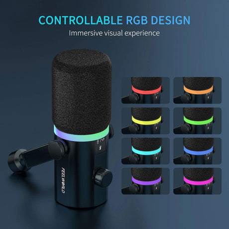 Feelworld PM1 Microphone For Podcasting Recording Gaming Live Streaming - image 5 of 5