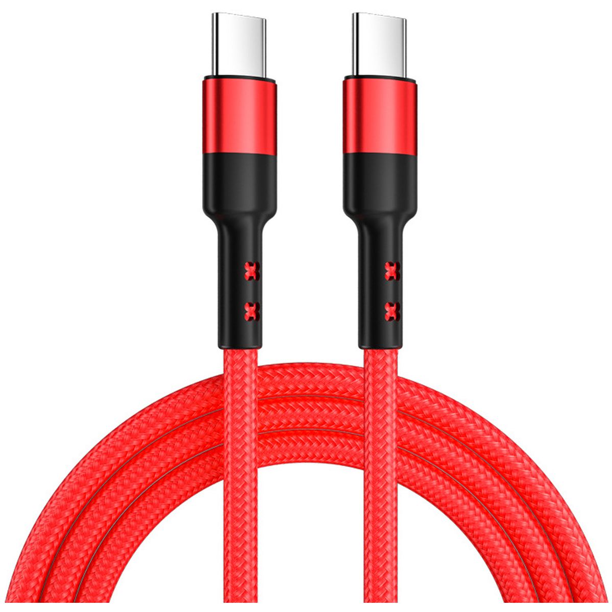 Caruba USB-C To USB-C 60W Cable 1 Meter Red