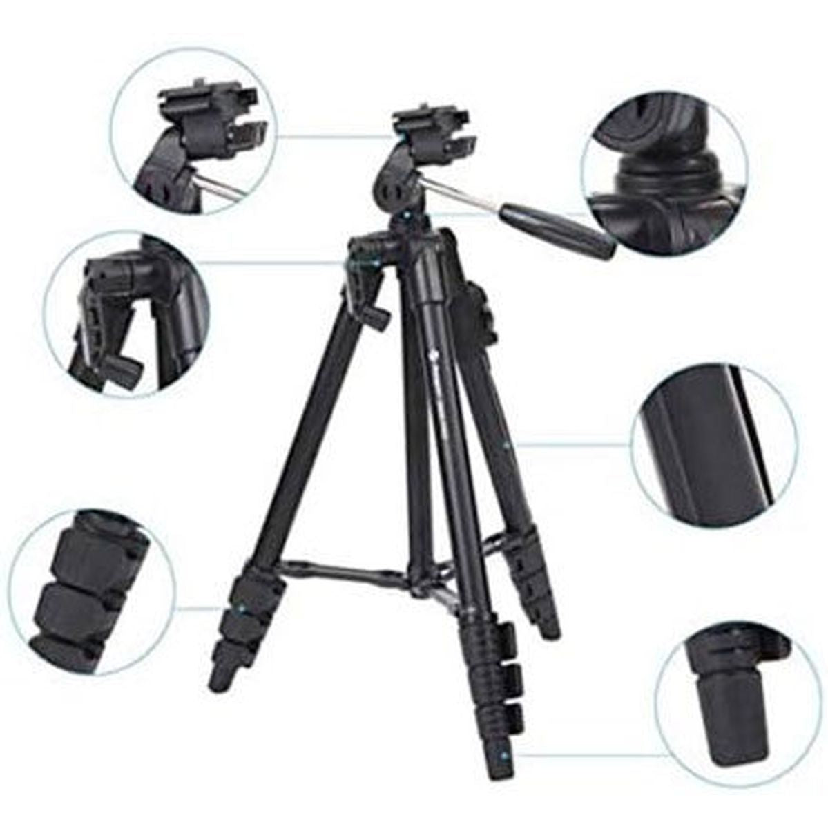 Fotopro X1 (Digi-3400+SJ-85+GA-1) Aluminum Tripod - image 2 of 2