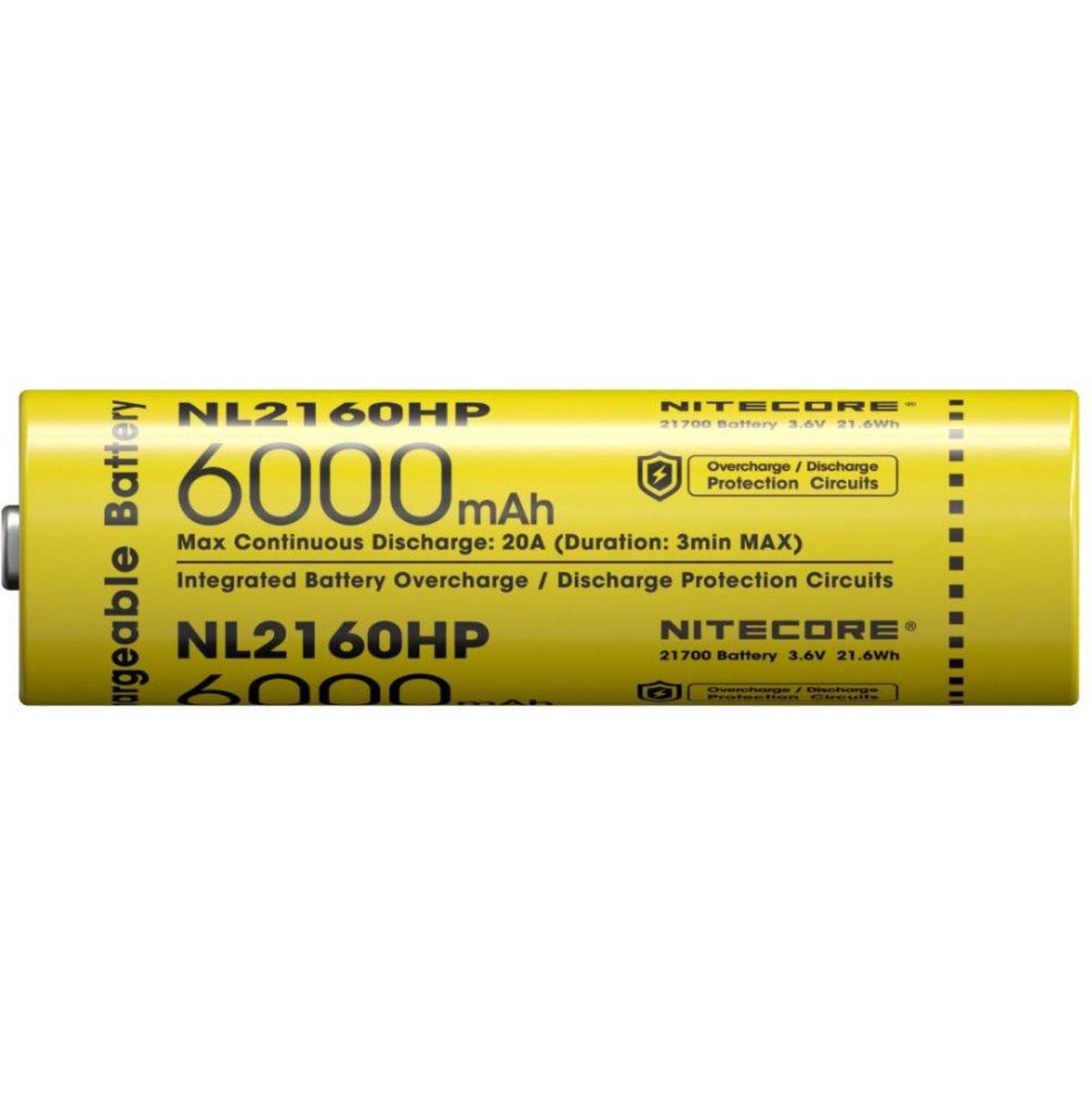 Nitecore NL2160HP (6000mAh) 21700 - image 3 of 4