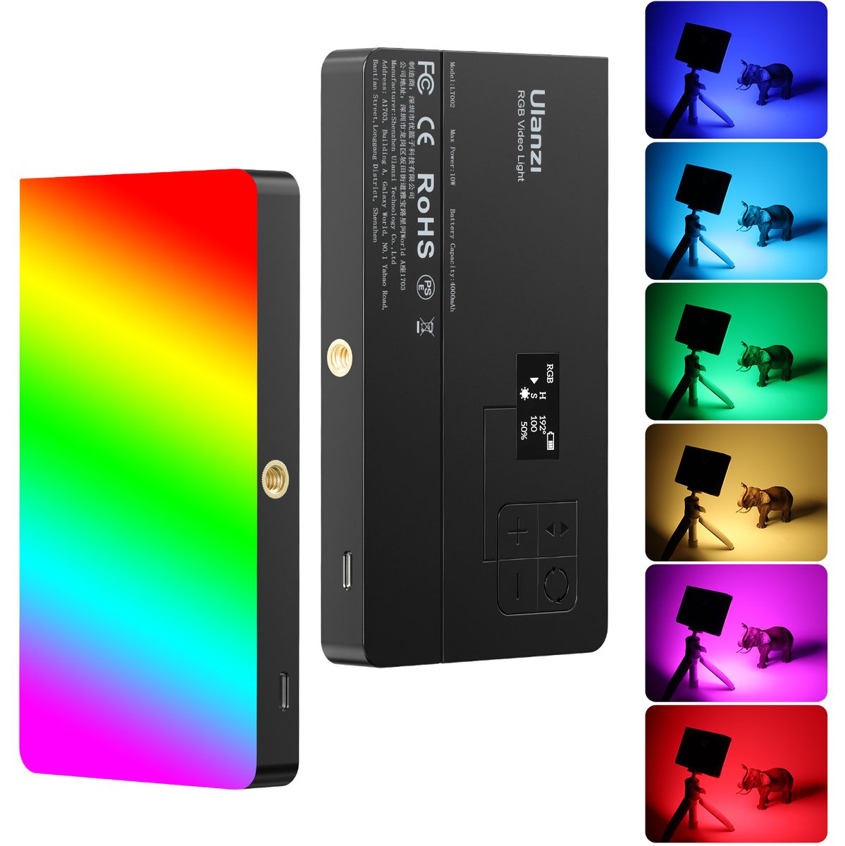 Ulanzi LT002 7 inch RGB Videolamp 10W