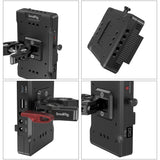 SmallRig Advanced V-Mount Battery Mount Plate w/ Dual 15mm Rod Clamp 3203B - image 3 of 5