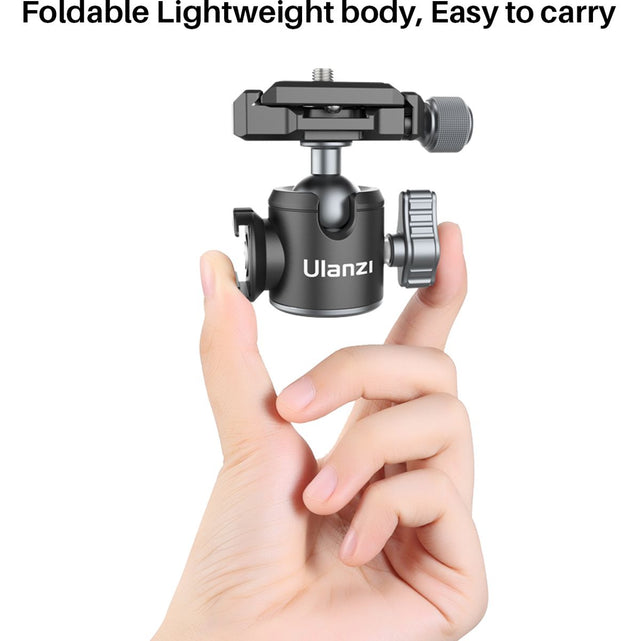 Ulanzi U-80L Arca Swiss Tripod Head w/ Ball Head / Cold Shoe