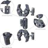 SmallRig 4103B Super Clamp w/ Double Crab-Shaped Clamps