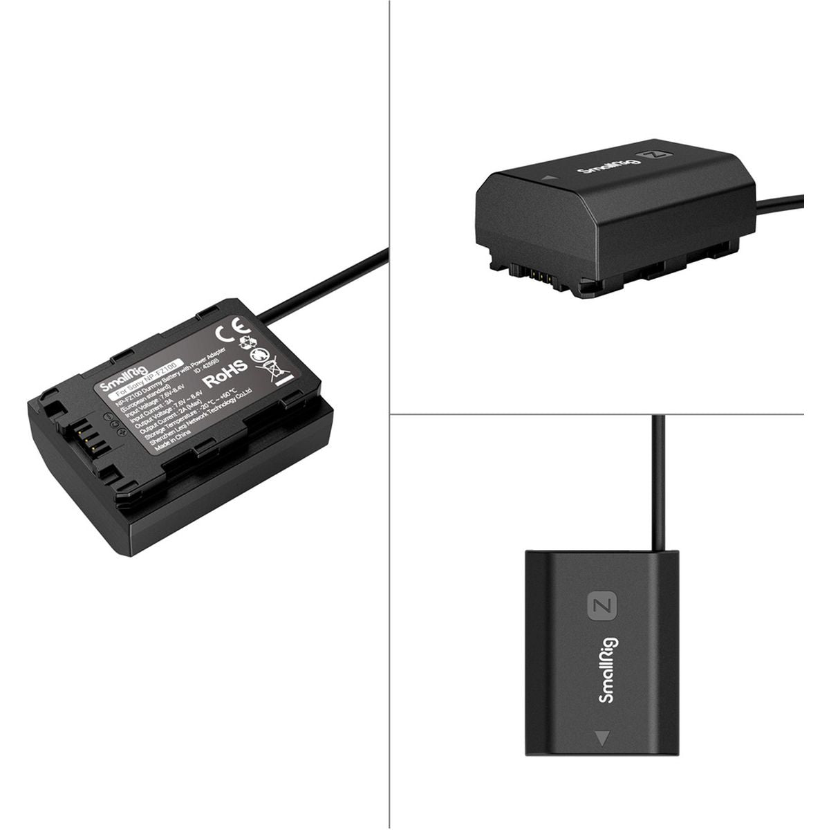 SmallRig 4269B NP-FZ100 Dummy Battery w/ Power Adapter (European Standard) - image 4 of 5