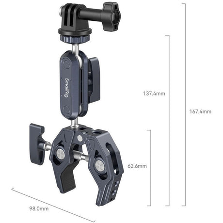 SmallRig Crab-Shaped Clamp w/ Ball Head Magic Arm 3757B - image 5 of 5