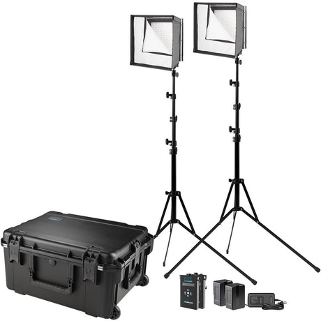 Westcott Flex Cine Bi-Colour LED 2-LIGHT Travel Kit (1' X 1')
