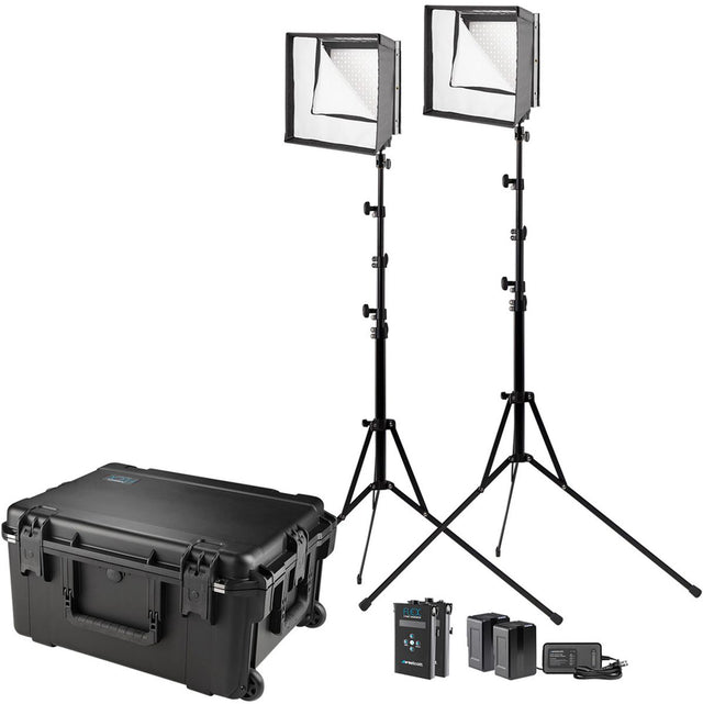 Westcott Flex Cine Bi-Colour LED 2-LIGHT Travel Kit (1' X 1')
