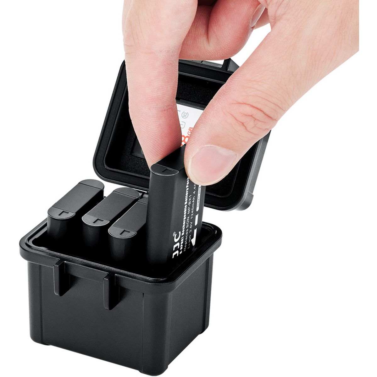 JJC JBC-BAT4 Battery And Memory Card Storage Box - image 2 of 5