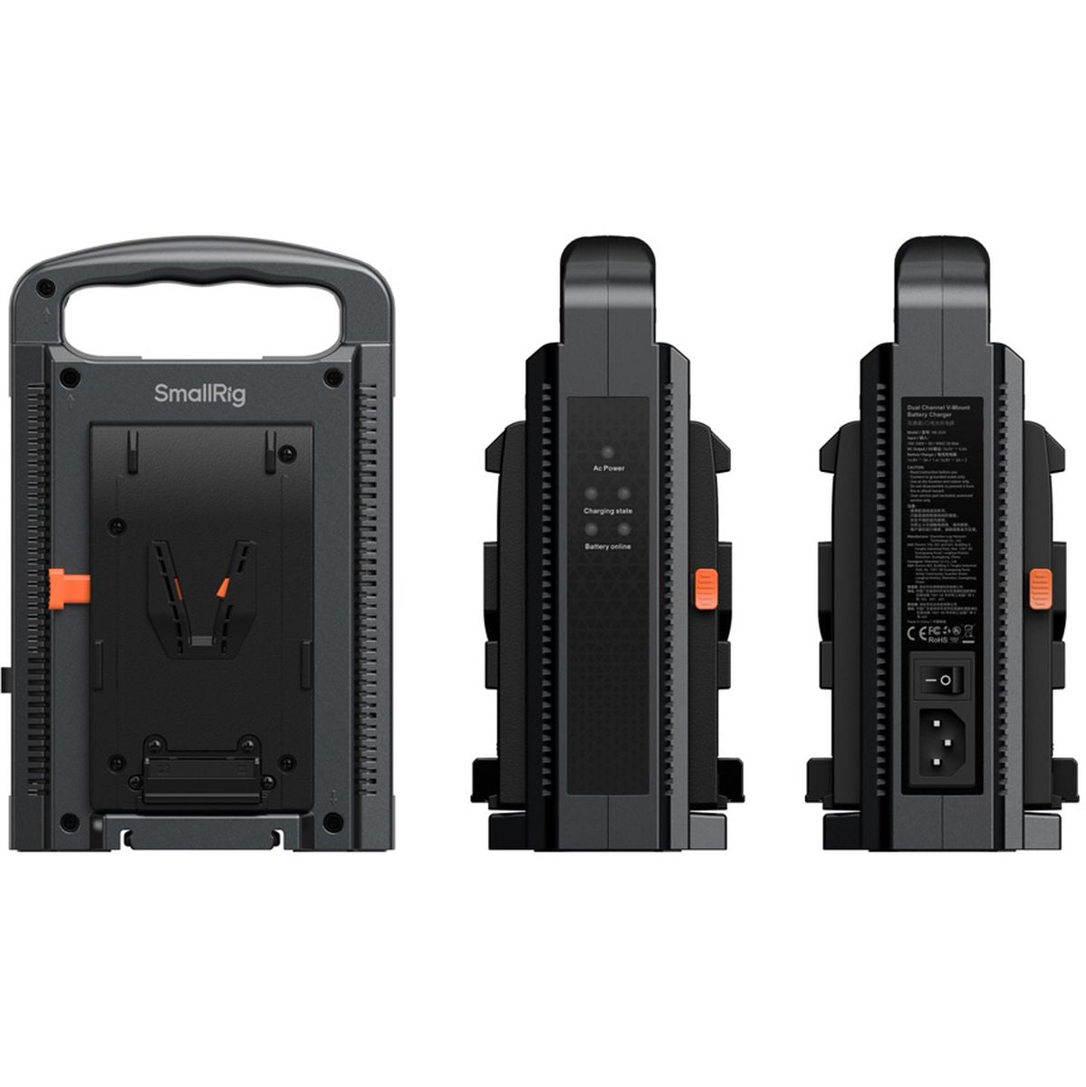 SmallRig 4578 Dual Channel V Mount Battery Charger (European Standard)