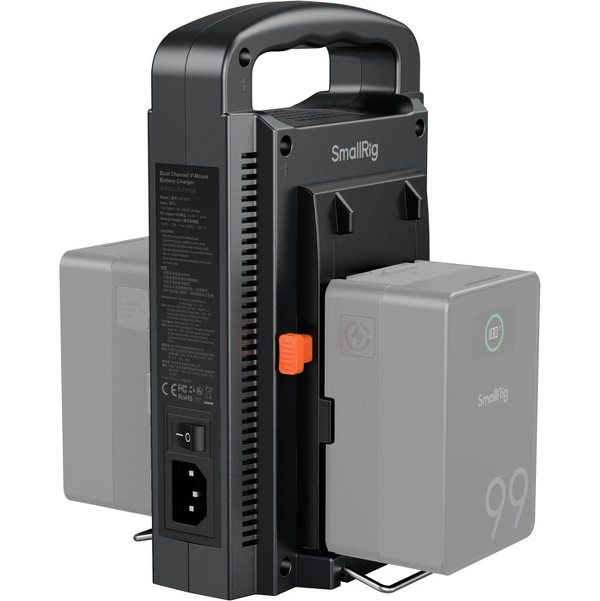 SmallRig 4578 Dual Channel V Mount Battery Charger (European Standard)