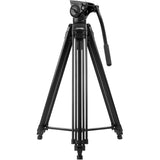 Caruba Videostar 180 Videostatief + Vloeistof Gedempte Head