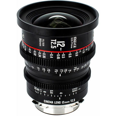Meike 12mm T2.5 Super 35 Prime Cinema Lens PL Mount