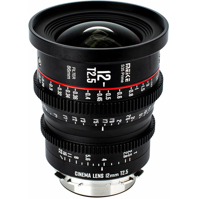 Meike 12mm T2.5 Super 35 Prime Cinema Lens PL Mount