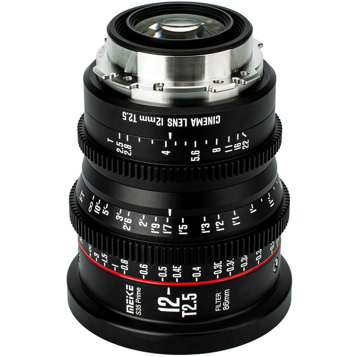Meike 12mm T2.5 Super 35 Prime Cinema Lens PL Mount - image 2 of 3