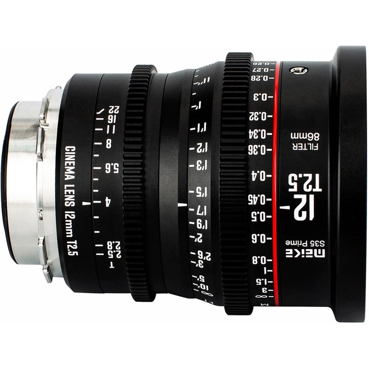Meike 12mm T2.5 Super 35 Prime Cinema Lens PL Mount - image 3 of 3