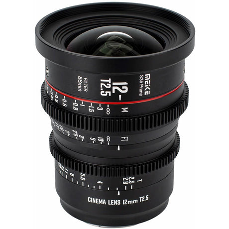 Meike 12mm T2.5 Super 35 Prime Cinema Lens EF Mount