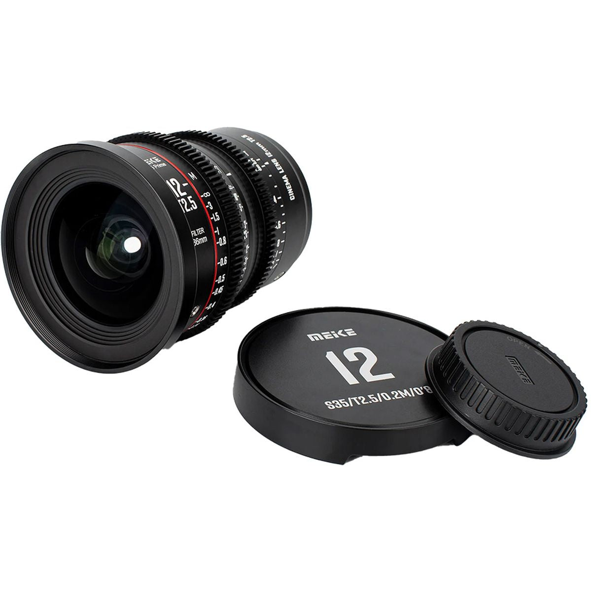 Meike 12mm T2.5 Super 35 Prime Cinema Lens EF Mount - image 2 of 3