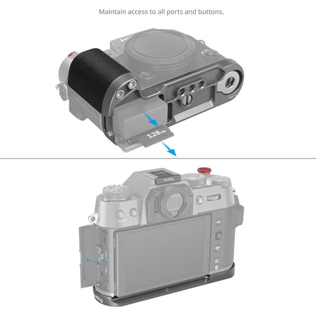 SmallRig 4712 Silicone L-Shape Handle For X-T50 (Charcoal Silver) - image 3 of 5
