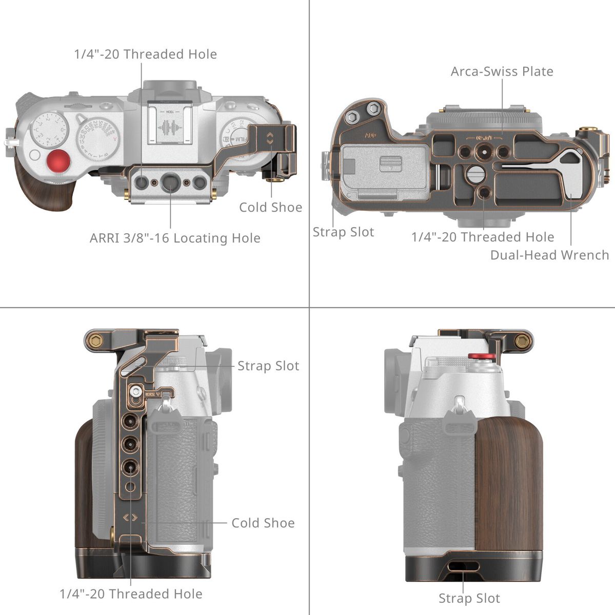 SmallRig 4714 Retro Cage For Fujifilm X-T50