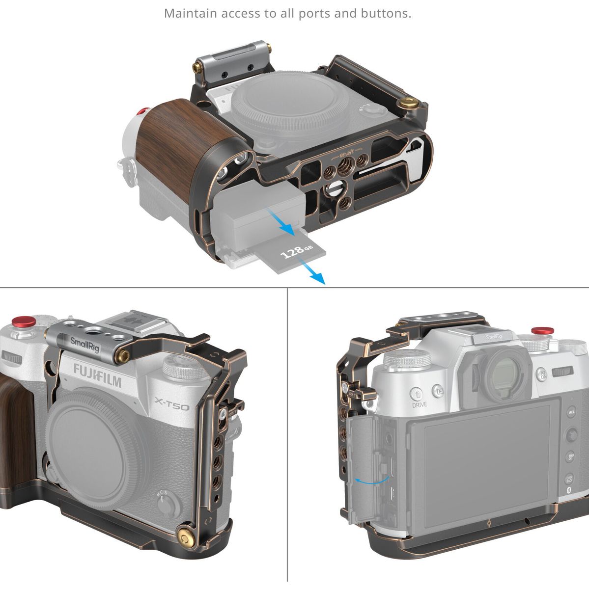 SmallRig 4714 Retro Cage For Fujifilm X-T50