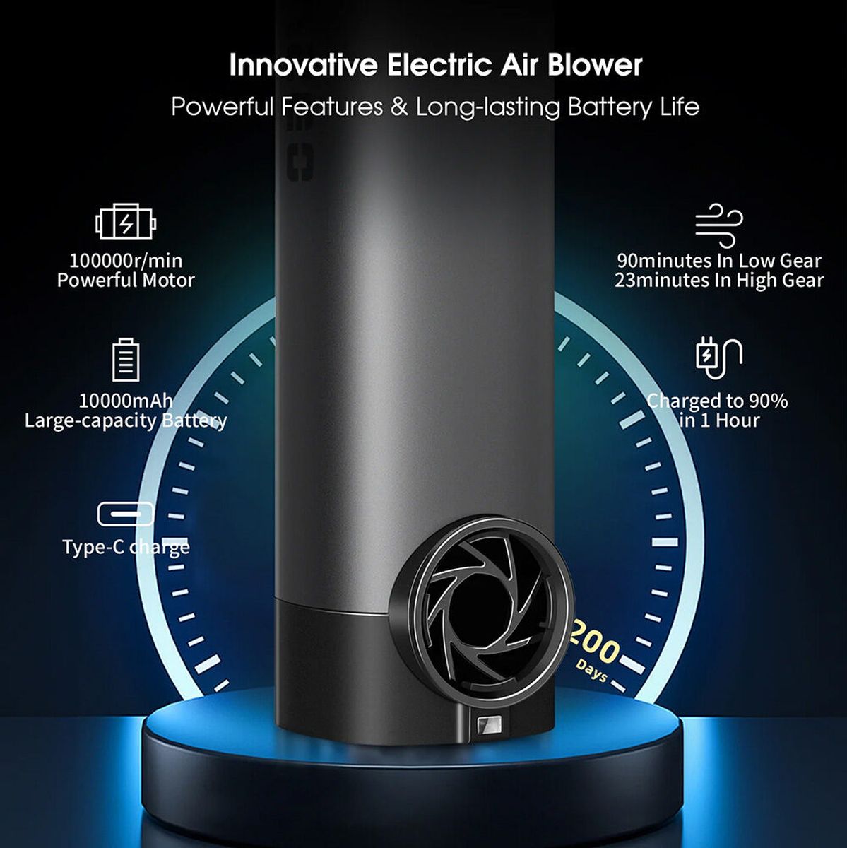 VSGO V EB02 S3E Funckit Electric Compressed Air Duster - image 2 of 4