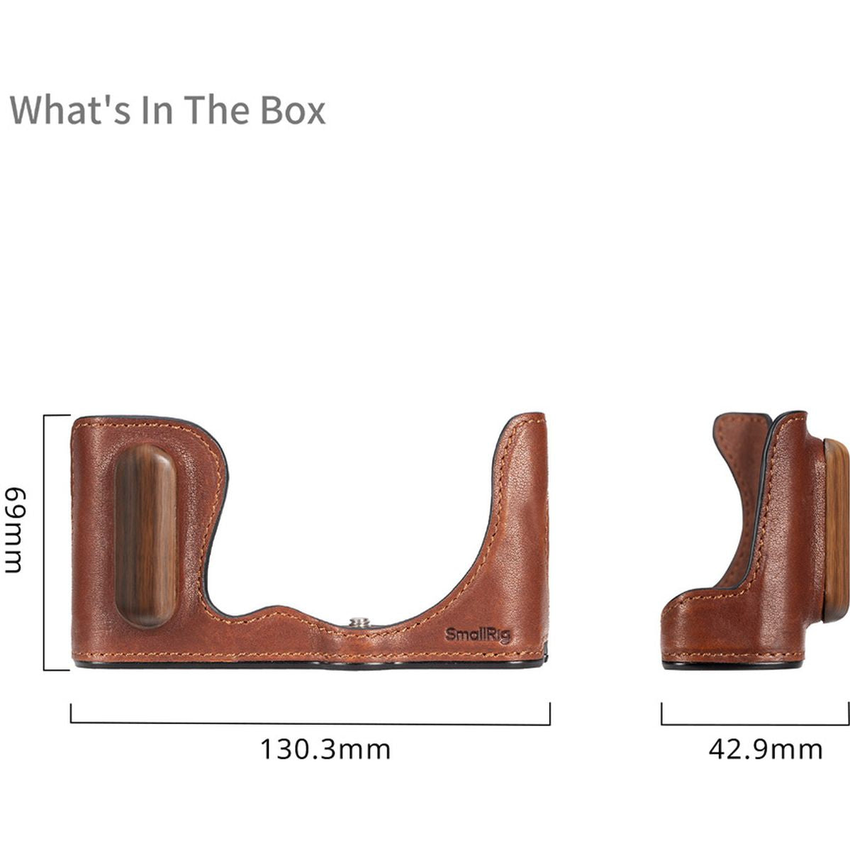 SmallRig 4703 Leather Half Case For Panasonic LUMIX S9