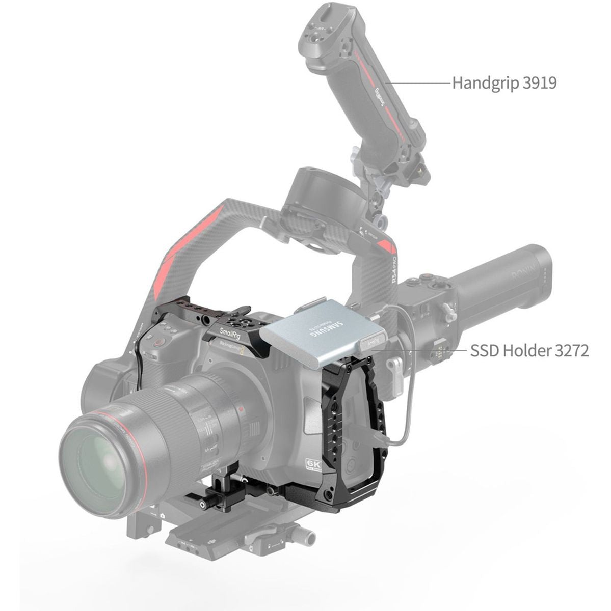 SmallRig 4785 Camera Cage For Blackmagic Design Cinema Camera 6K